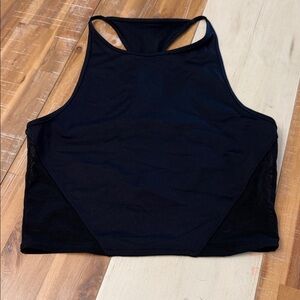 ALO Yoga Midnight Black Racerback Tank Top